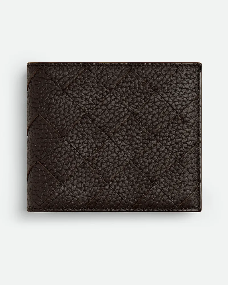 Bottega Veneta Intrecciato Bi-fold Portemonnaie Mit Münzfach - Braun - Herren Braun