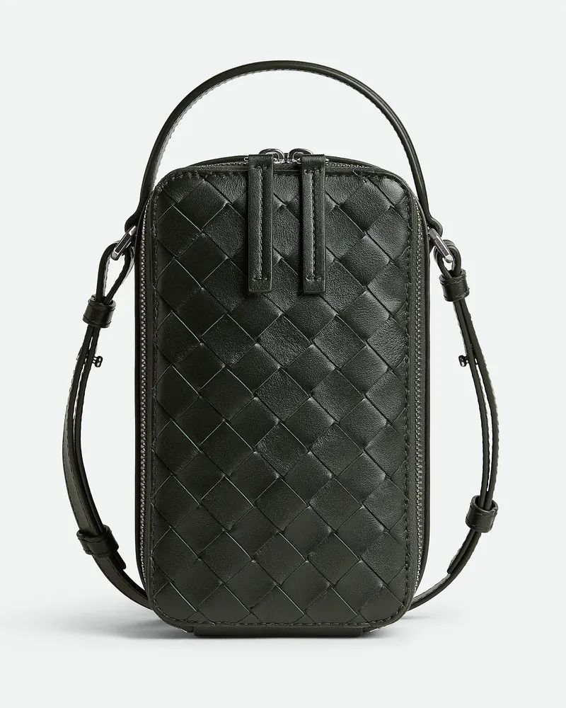 Bottega Veneta Getaway Handyhülle - Grün - Herren - 100% Kalbsleder Grün