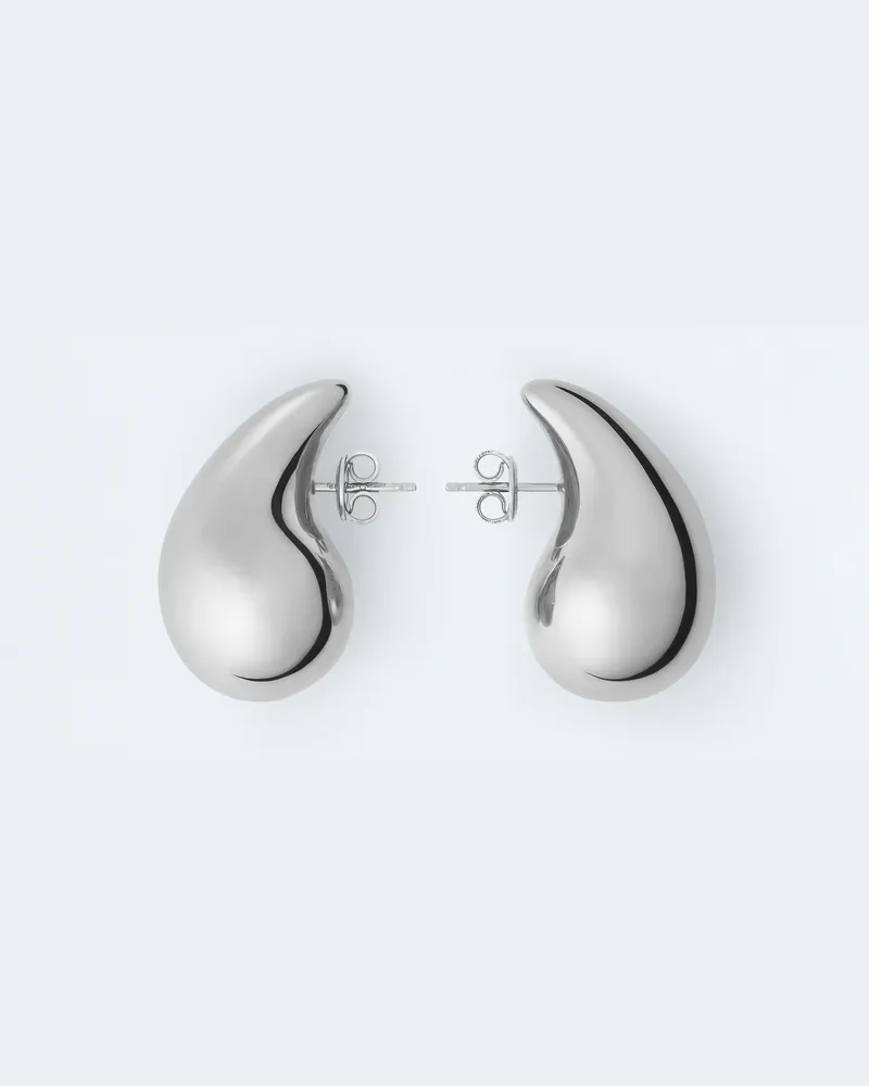 Bottega Veneta Kleine Drop Ohrringe - Silber - Damen - 100% Sterling Silver Silber