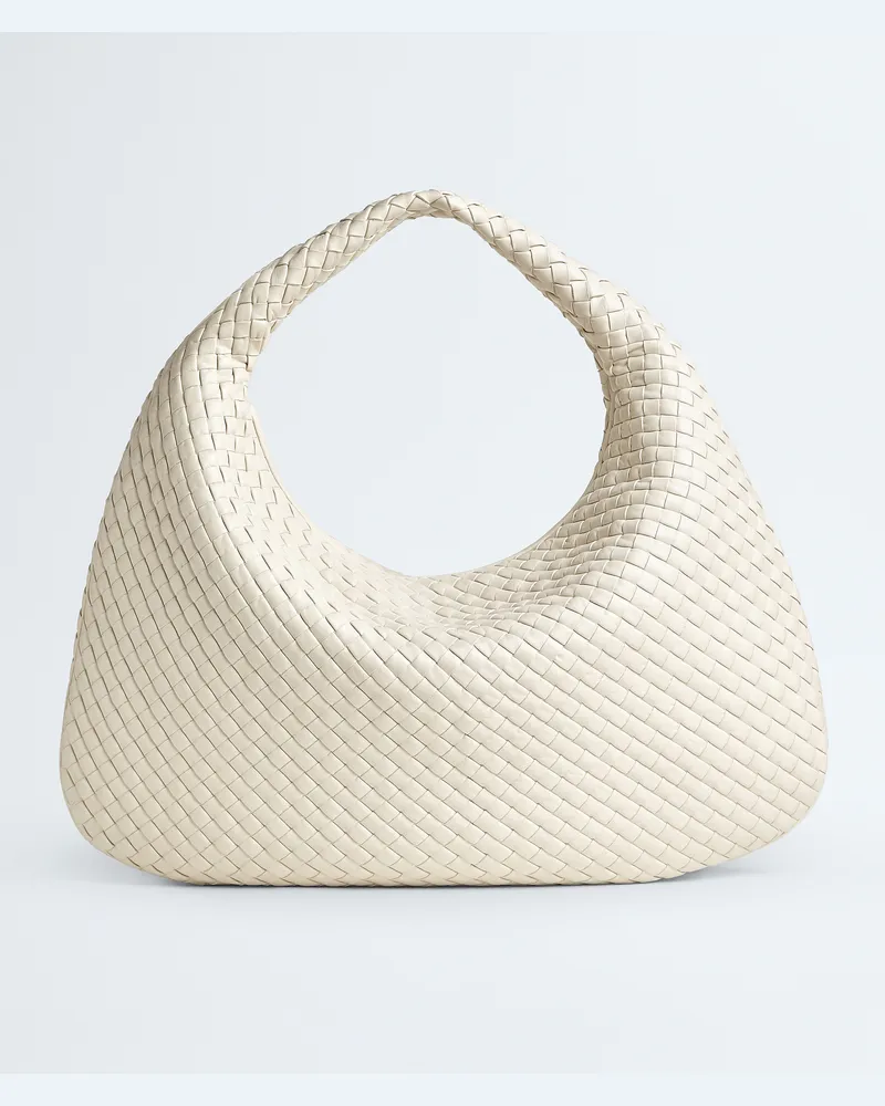 Bottega Veneta Maxi Veneta - Weiss - Damen - 100% Lammleder Weiss