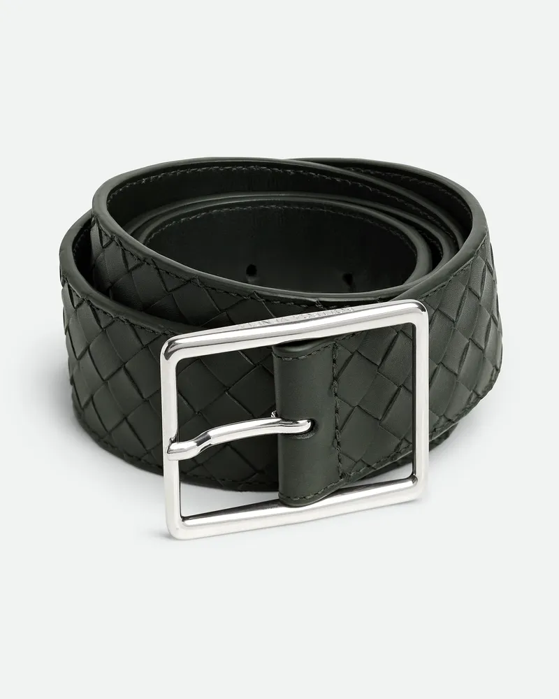 Bottega Veneta Intrecciato Piccolo Gürtel - Grün - Herren Grün