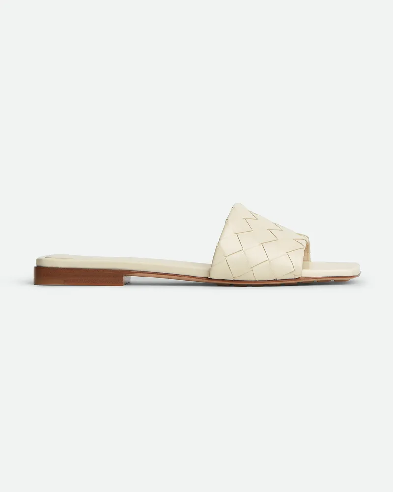 Bottega Veneta Flache Parco Mules - Weiß - Damen Weiß