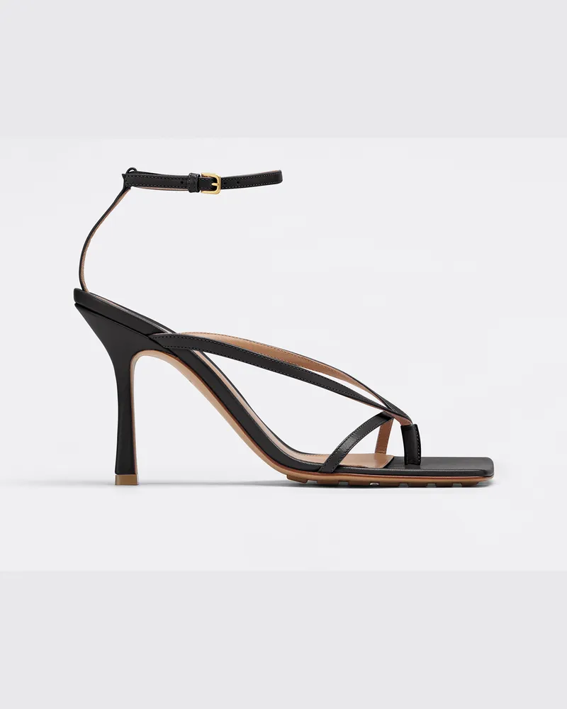 Bottega Veneta Stretch Sandale Mit Riemen - Schwarz - Damen Lammleder Schwarz