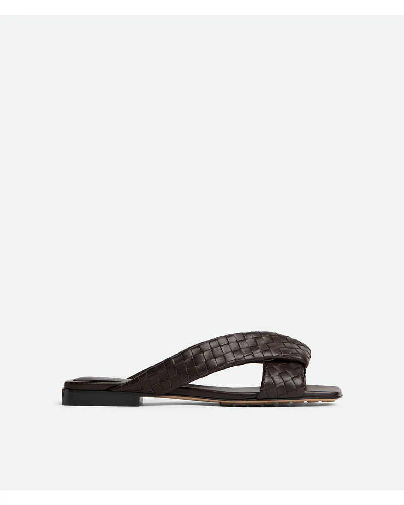 Bottega Veneta Flache Riva Mules-Braun - Damen Braun