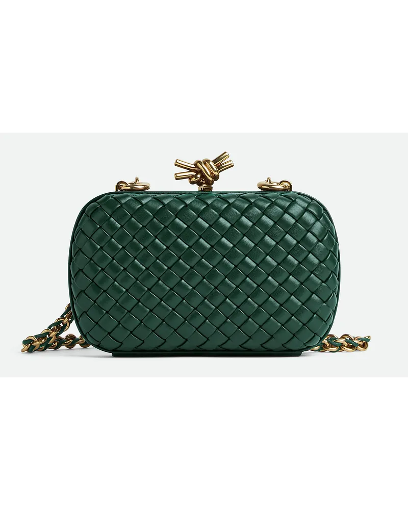 Bottega Veneta Knot Mit Kette Emerald