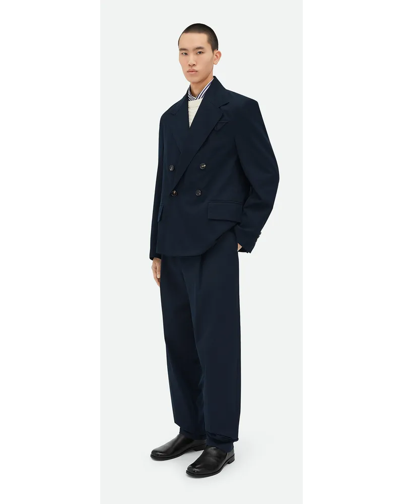 Bottega Veneta Jacke Aus Leichtem Baumwolltwill Midnight