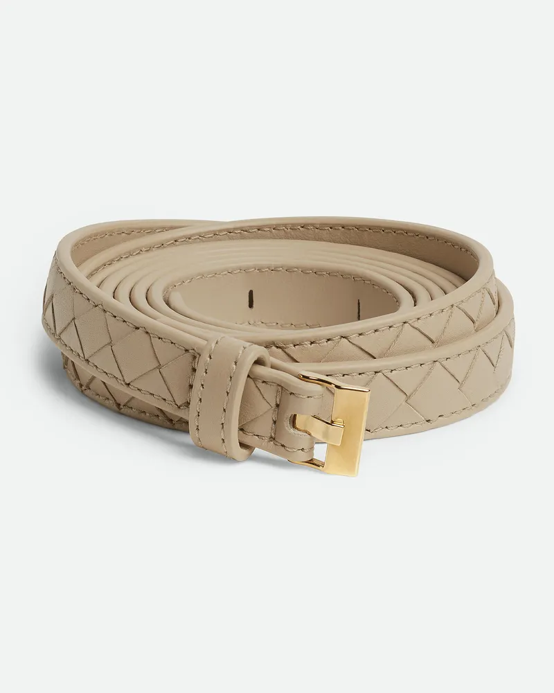 Bottega Veneta Doppelter Watch Gürtel Ecru