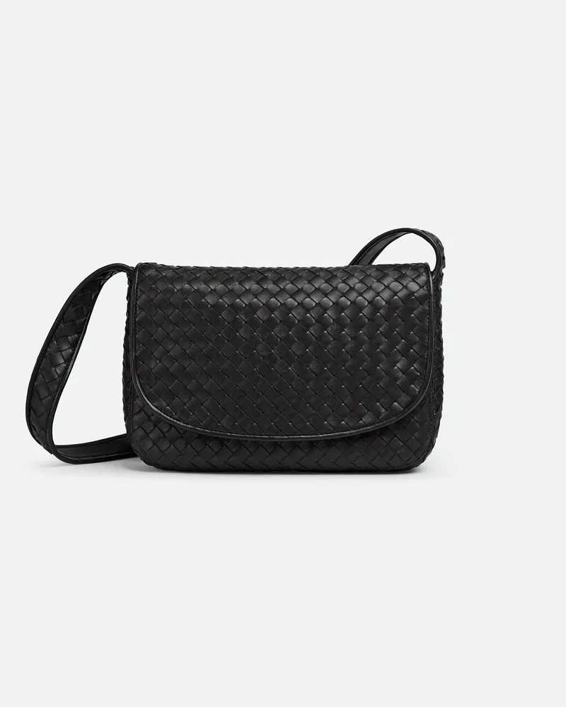 Bottega Veneta Veneto Flap Messenger - Schwarz - Herren Schwarz