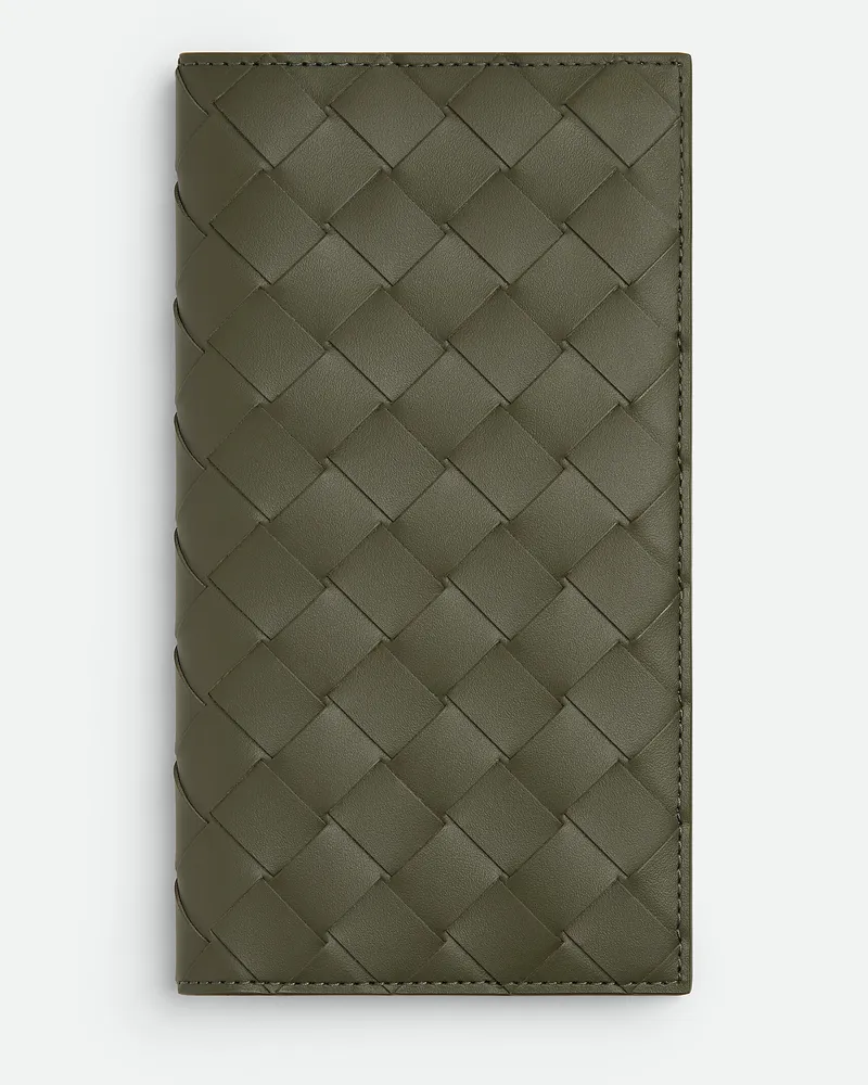 Bottega Veneta Langes Intrecciato Portemonnaie - Grün - Herren Grün