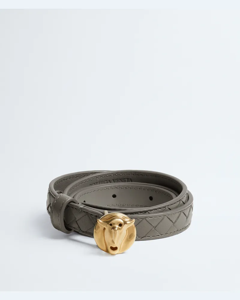 Bottega Veneta Face Gürtel-Grau - Damen Grau