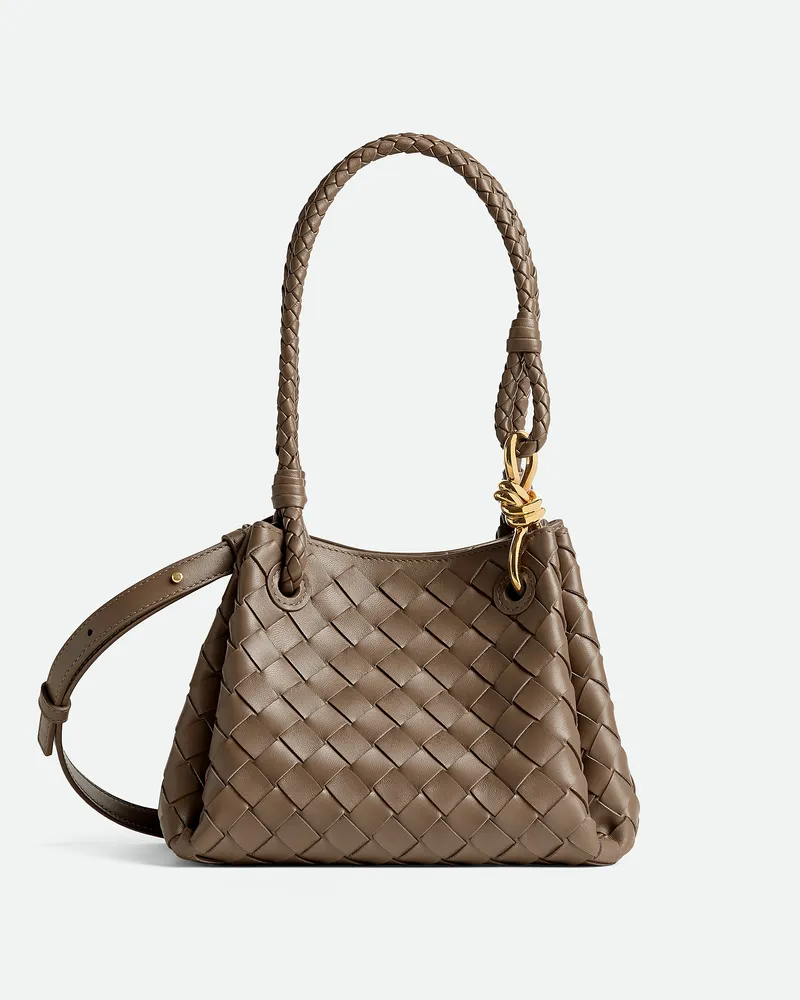 Bottega Veneta Kleine Parachute - Braun - Damen - 100 % Lammleder Braun