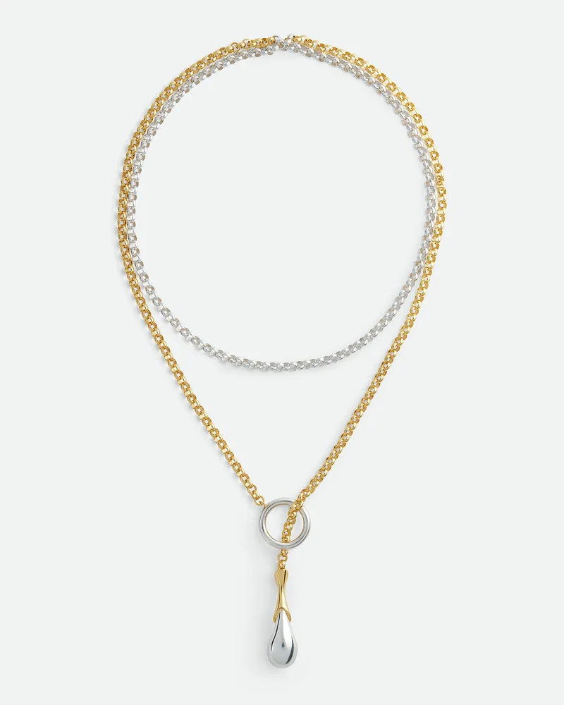 Bottega Veneta Drop Chain Halskette-Gold - Damen Gold