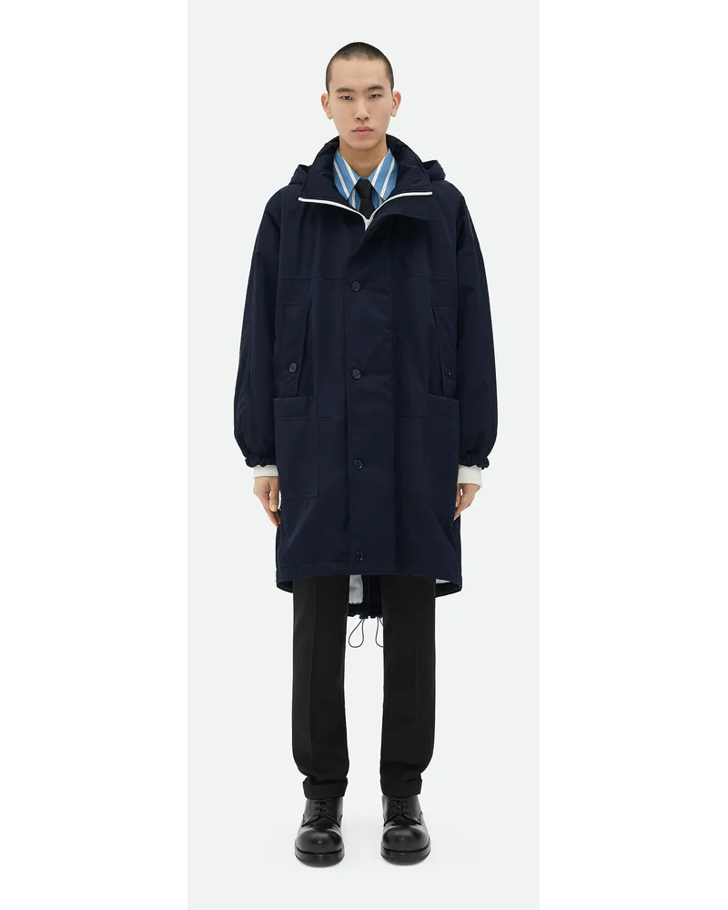 Bottega Veneta Wattierter Tech Nylon Parka Dark