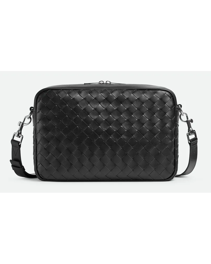 Bottega Veneta Intrecciato Camera Bag Black