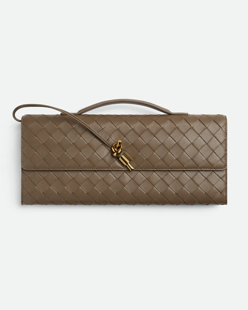 Bottega Veneta Andiamo Clutch - Braun - Damen Braun