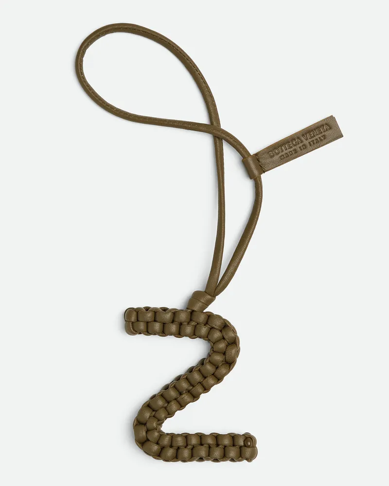 Bottega Veneta Buchstabe Z-charm Mud