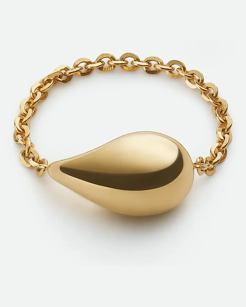 Bottega Veneta Drop Ring - Gold - Damen 100% Sterlingsilber Gold