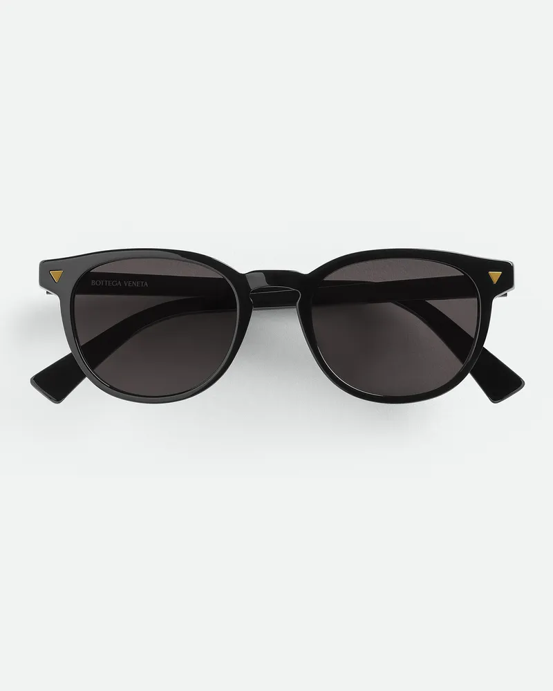 Bottega Veneta Soft Panto-sonnenbrille Aus Recyceltem Azetat - Schwarz - Herren Schwarz