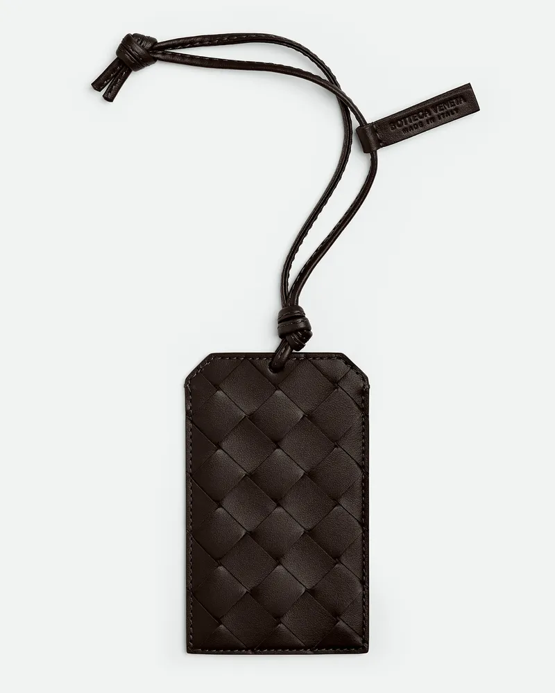 Bottega Veneta Ausweisetui Mit Riemen - Braun - Herren - 100% Kalbsleder Braun