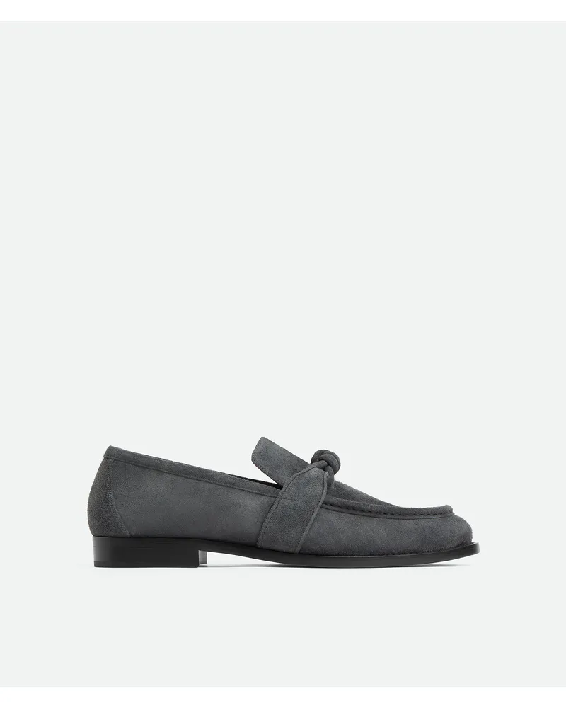 Bottega Veneta Astaire Loafer - Grau & Silberfarben - Herren 100 % Kalbsleder Grau