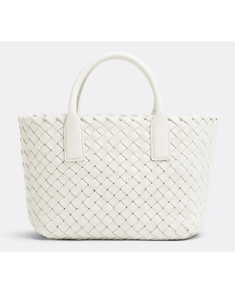 Bottega Veneta Mini Cabat White