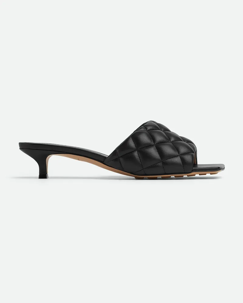 Bottega Veneta Padded Mules - Schwarz - Damen Lammleder Schwarz