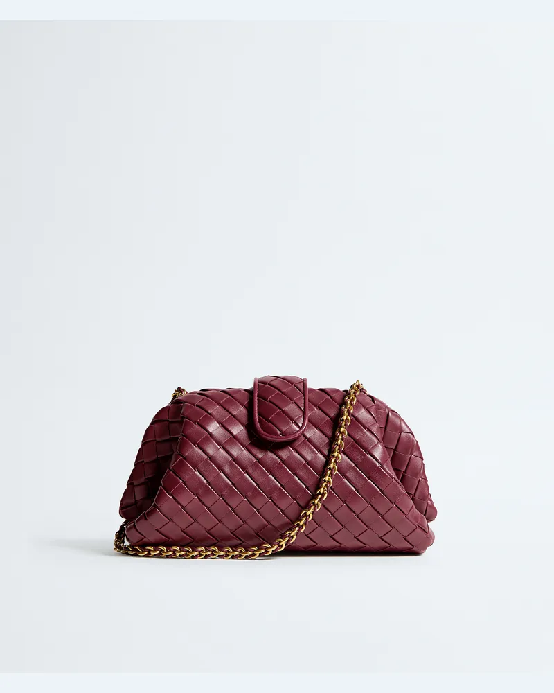 Bottega Veneta Lauren 1980 - Bordeaux - Damen - 100 % Lammleder Bordeaux