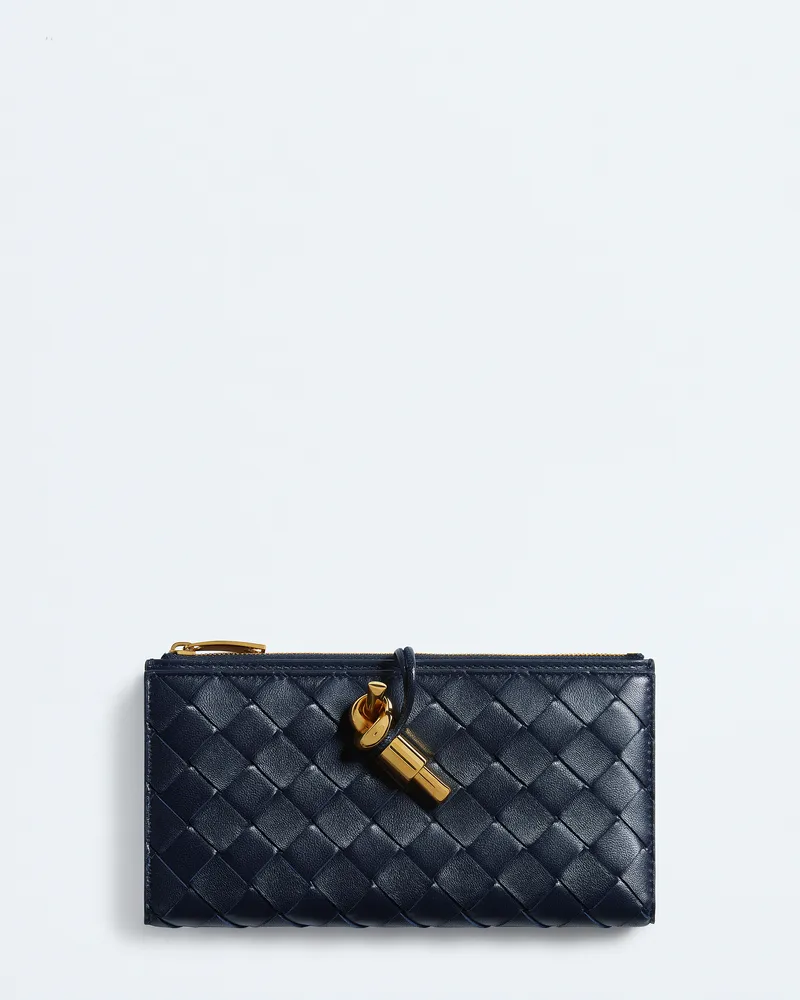 Bottega Veneta Lange Andiamo Brieftasche - Blau - Damen Blau
