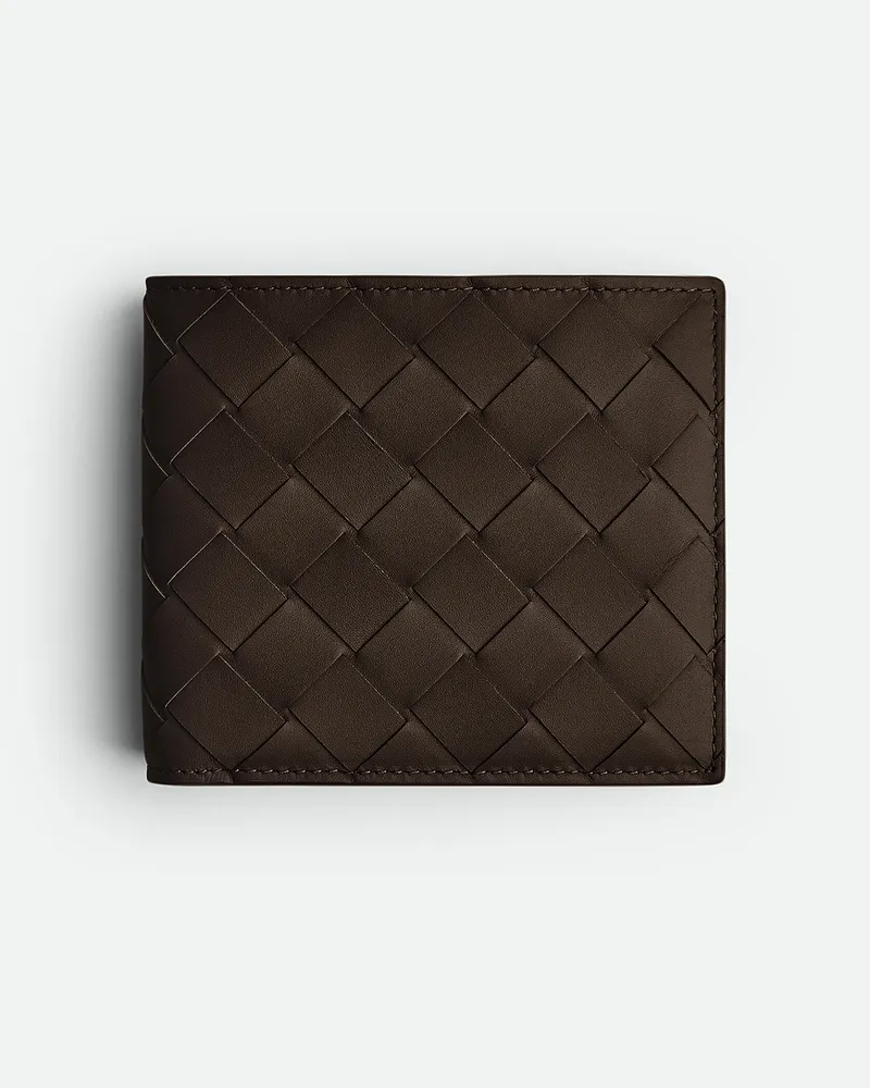 Bottega Veneta Intrecciato Bi-fold Portemonnaie Mit Münzfach Fondant