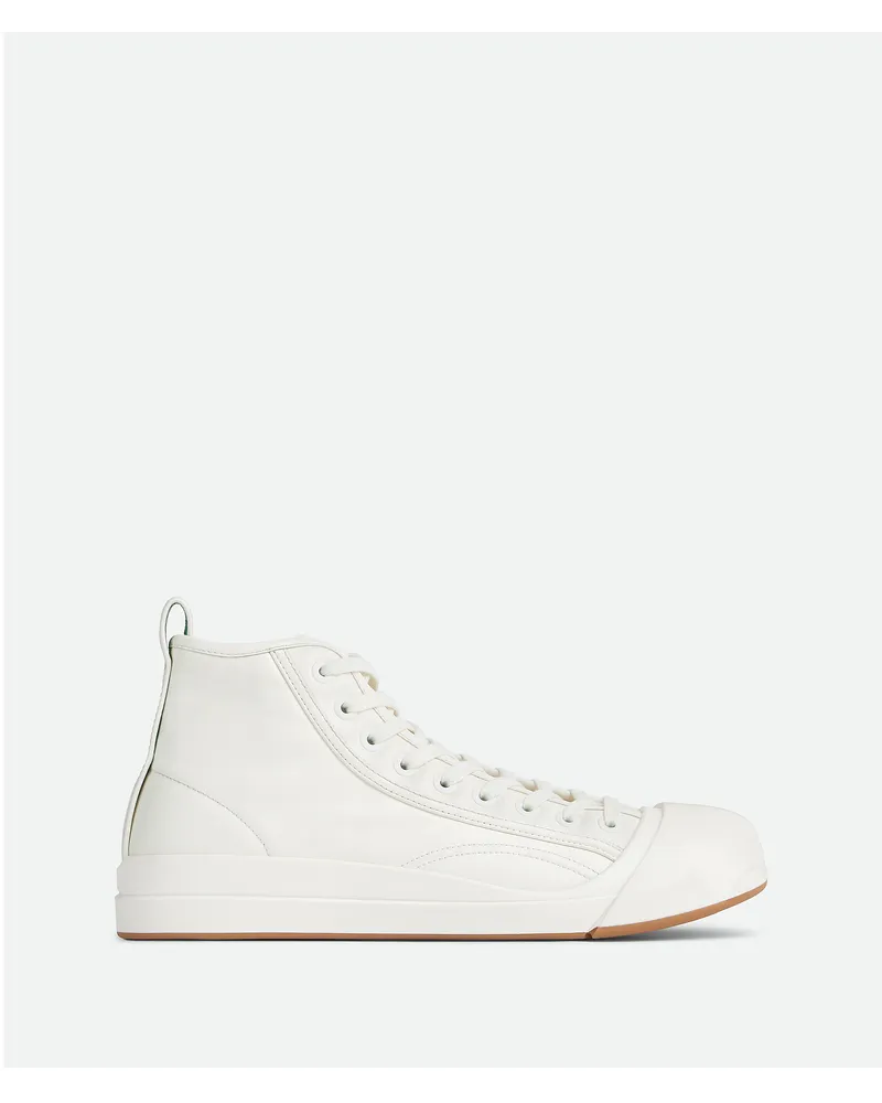 Bottega Veneta Vulcan Leder Sneaker Optic