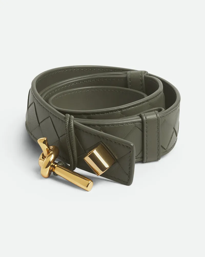 Bottega Veneta Andiamo Gürtel - Grün - Damen 100% Lammleder Grün
