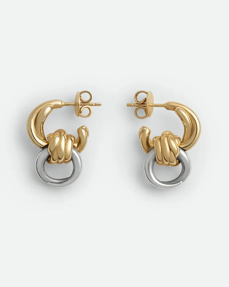 Bottega Veneta Knot Ohrringe - Silver - Damen Silver