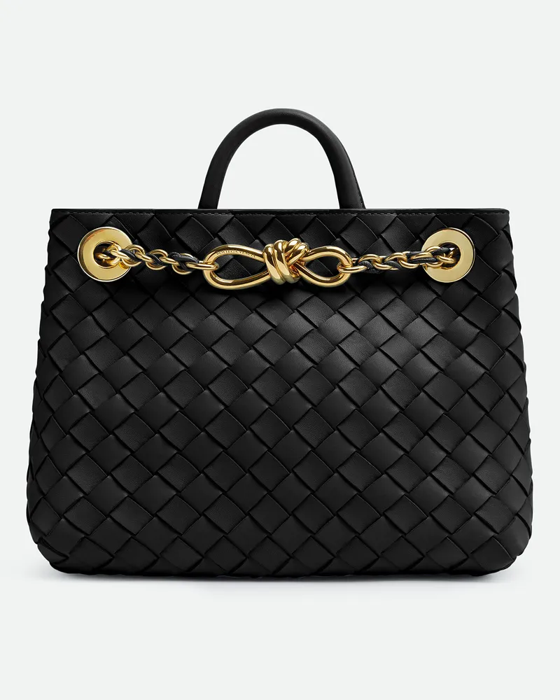 Bottega Veneta Kleine Andiamo Mit Kette - Schwarz - Damen Schwarz