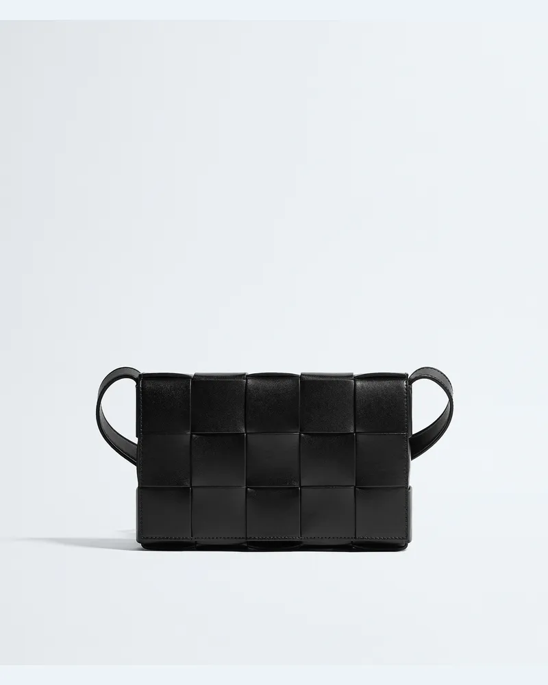 Bottega Veneta Cassette - Schwarz - Herren - 100 % Kalbsleder Schwarz
