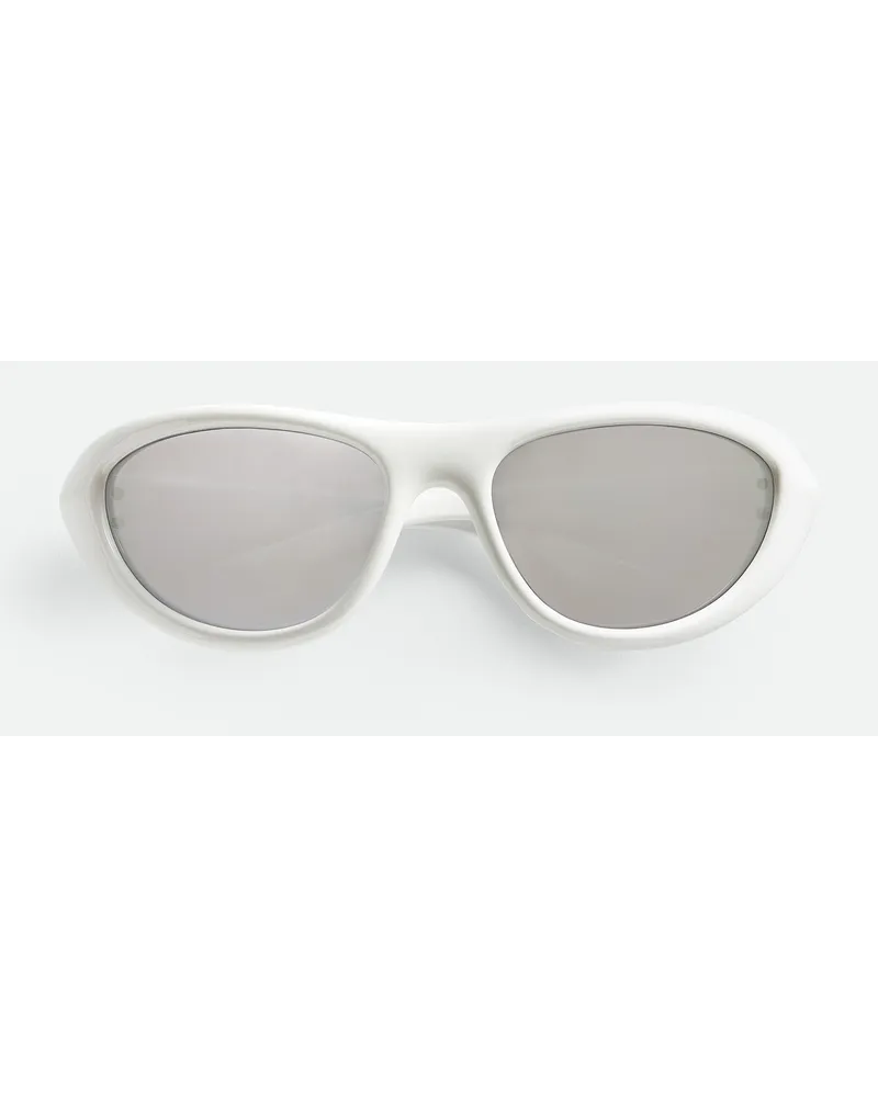 Bottega Veneta Crve Sportliche Sonnenbrille In Cateyeform As Spritzgssazetat White