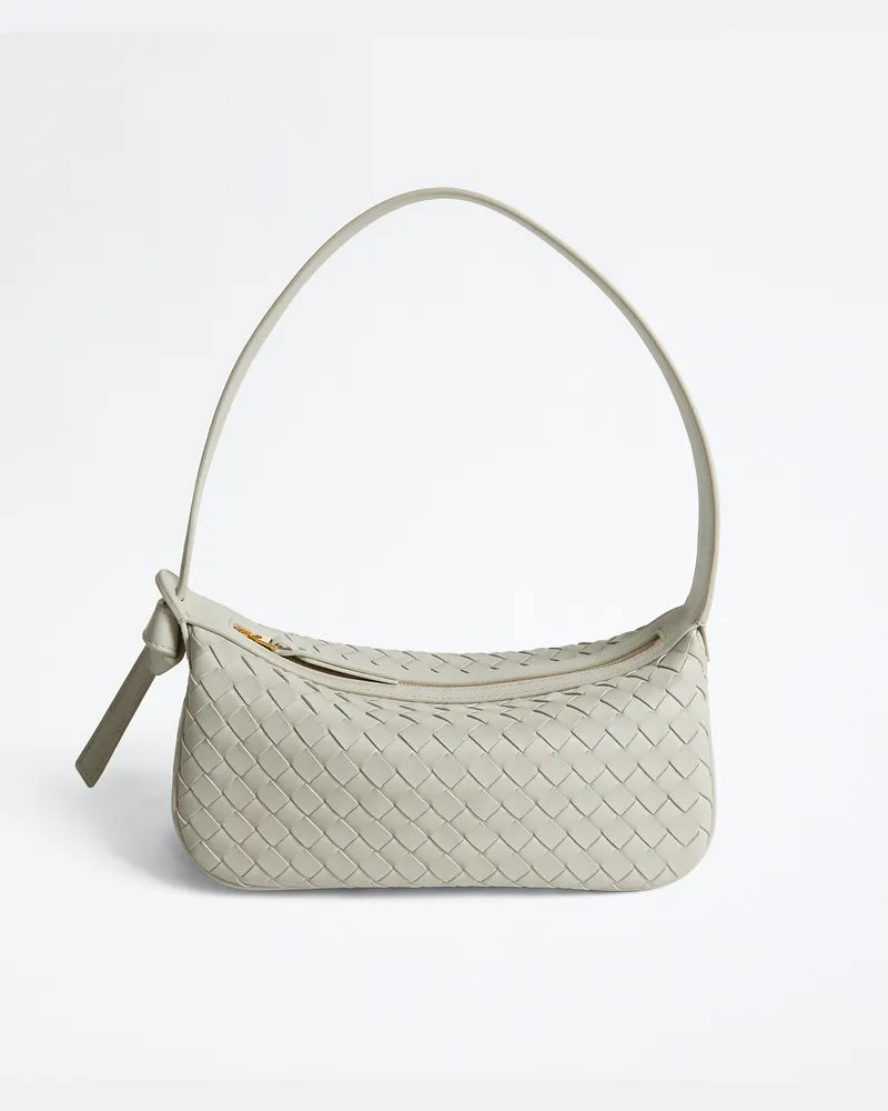 Bottega Veneta Nodo Schultertasche-Grau - Damen Grau