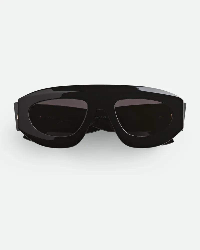 Bottega Veneta ltrathin Shield Sonnenbrille Black