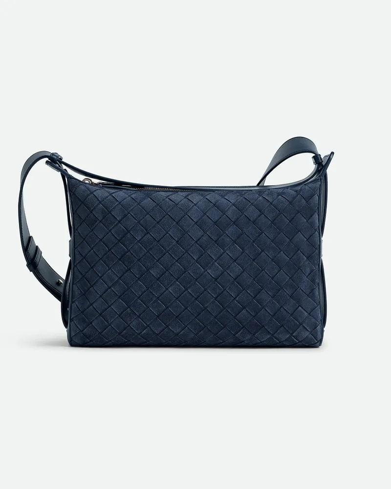 Bottega Veneta Intrecciato Tribeca Henkeltasche - Blau - Herren - 100% Kalbsleder Blau