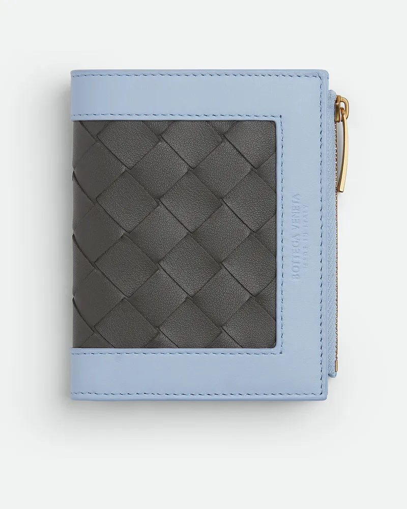 Bottega Veneta Kleines Angolo Bifold Portemonnaie Lunar