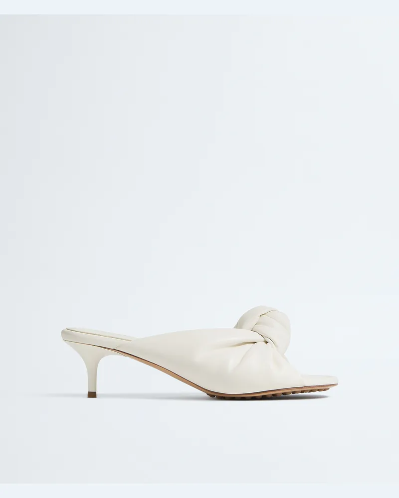 Bottega Veneta Cherry Mule - Weiss - Damen 100 % Lammleder Weiss