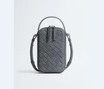 Getaway Handyhülle - Grau & Silberfarben - Herren - 100 % Lammleder