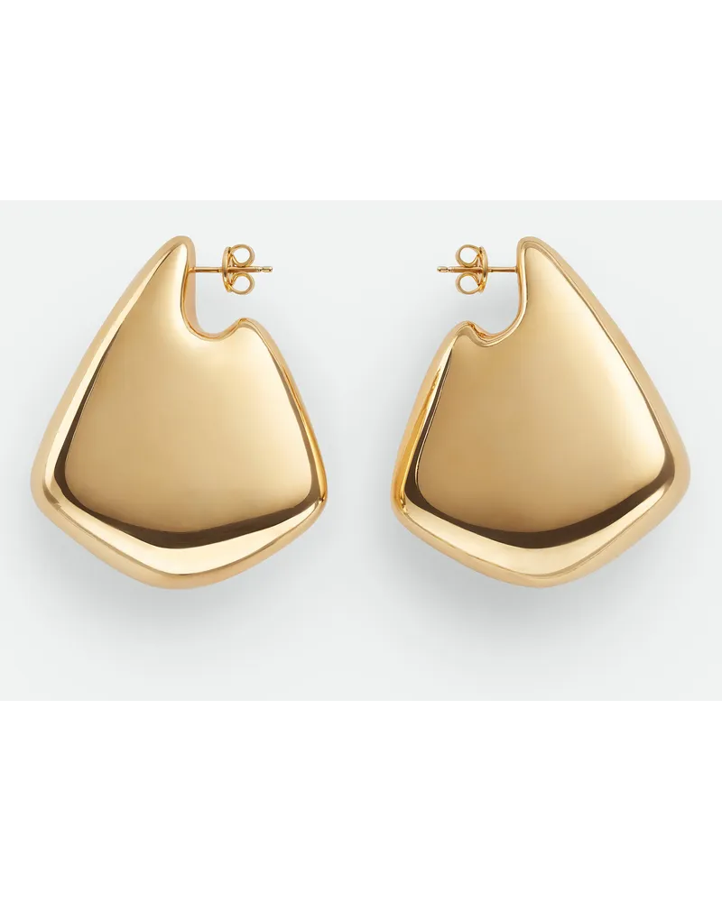 Bottega Veneta Große Fin Ohrringe Yellow