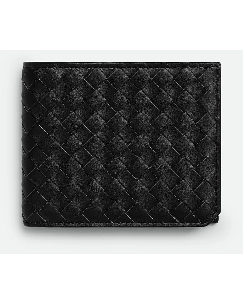 Bottega Veneta Intrecciato Piccolo Bifold Portemonnaie Black