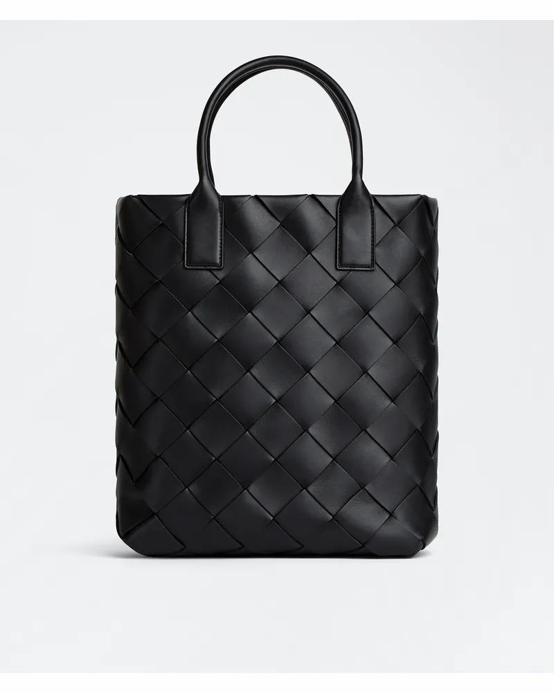 Bottega Veneta Maxi Tote Intreccio - Schwarz - Unisex - 100% Lammleder Schwarz