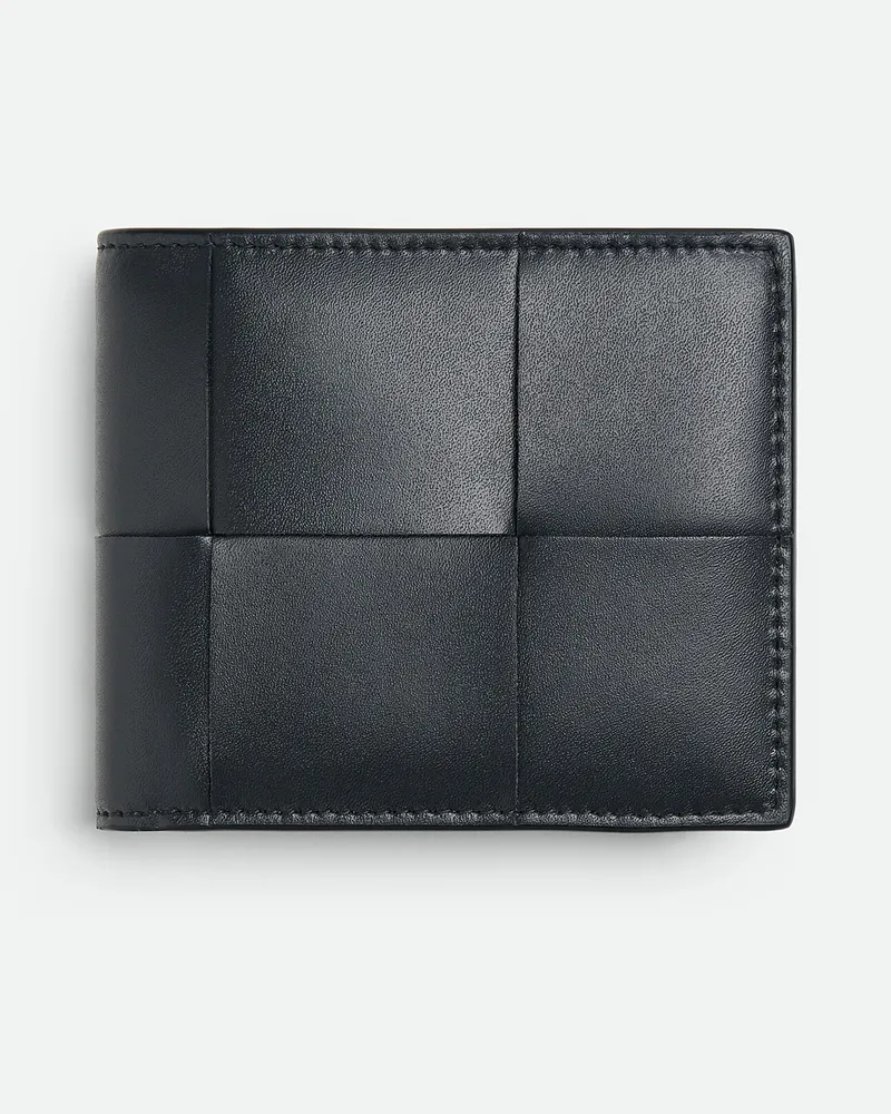 Bottega Veneta Cassette Bifold Portemonnaie Ardoise