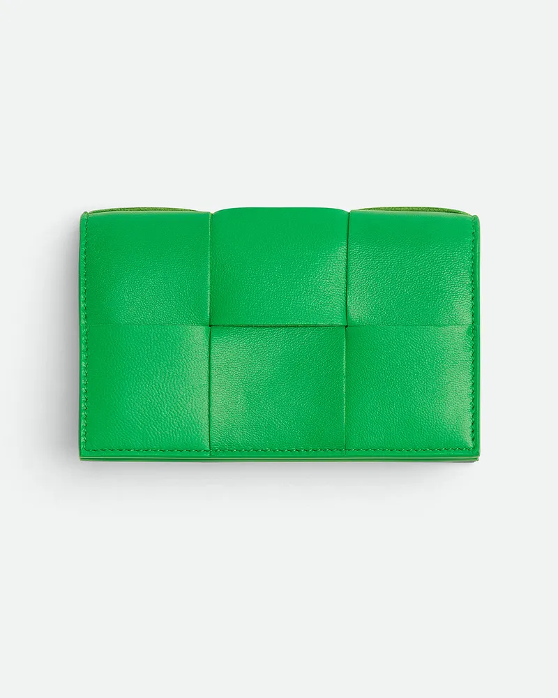 Bottega Veneta Cassette Visitenkartenetui Parakeet