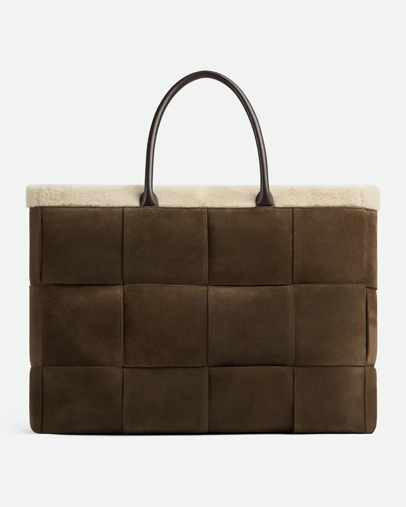 Bottega Veneta Große Arco Tote Kaki