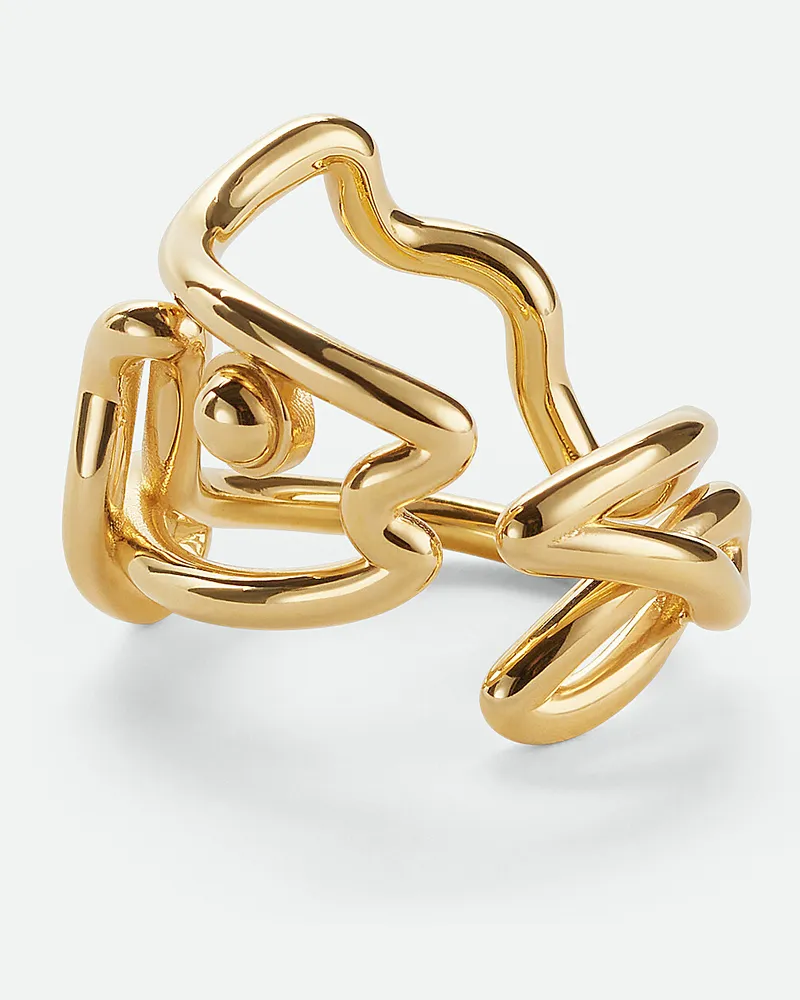 Bottega Veneta Fish Ring - Gold - Damen Gold