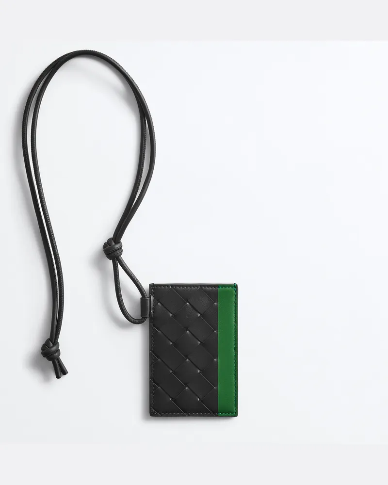 Bottega Veneta Intrecciato Ausweisetui-Schwarz - Herren Schwarz