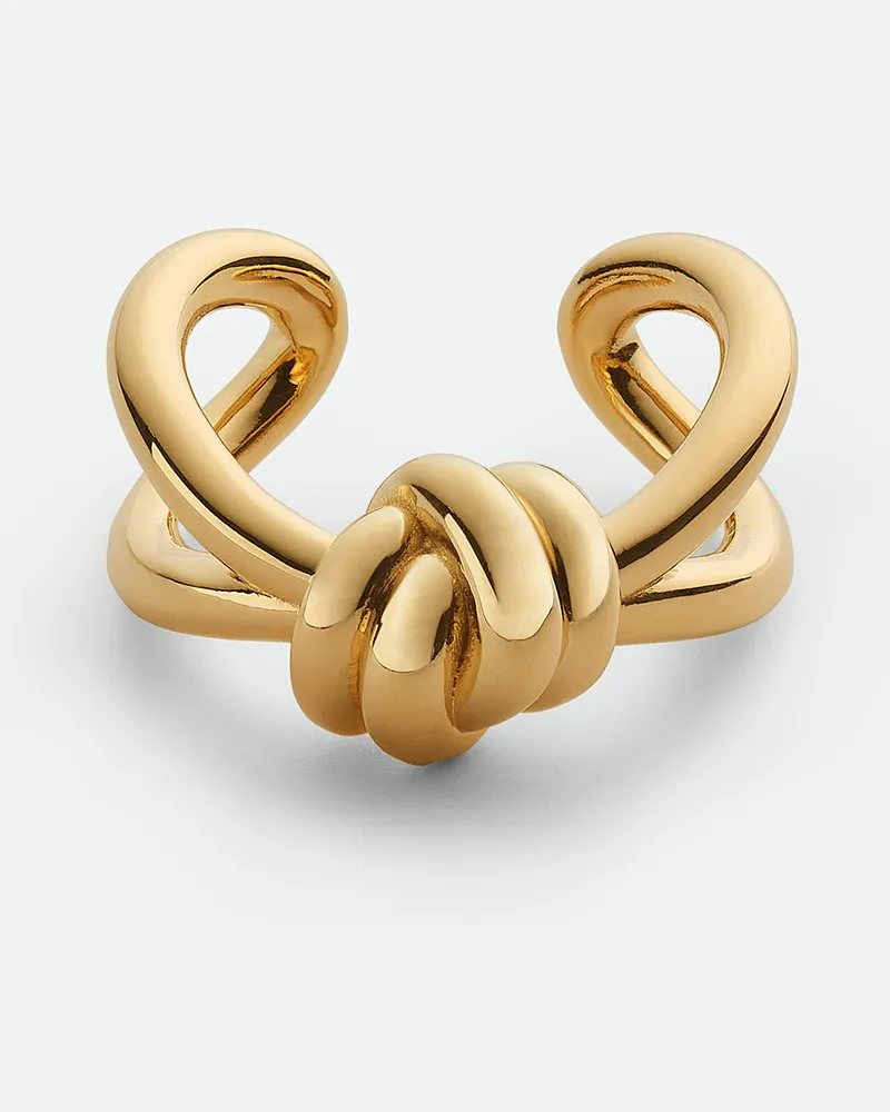 Bottega Veneta Knot Ring Yellow